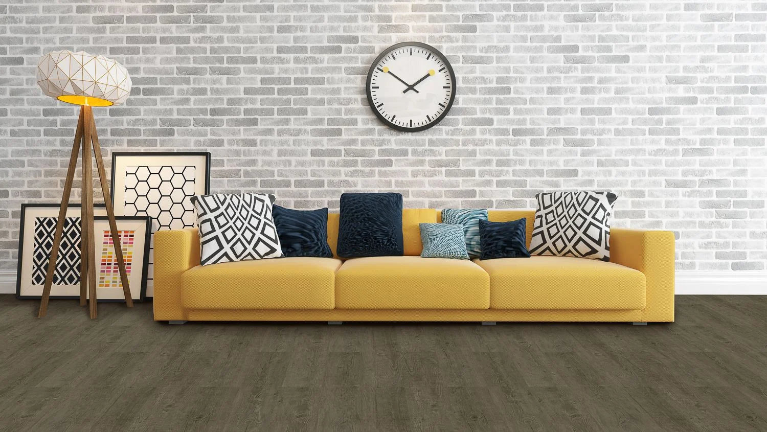 AQUABOARD Nature SPC Waterproof Flooring – Soft Oak (7" x 48")