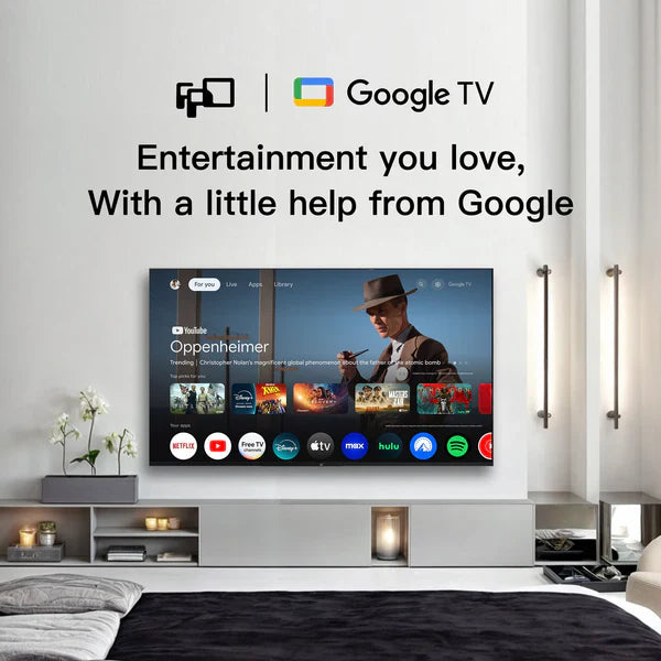 50" Canvas Series Smart TV for Hotels | 4K Google TV with Dolby Vision