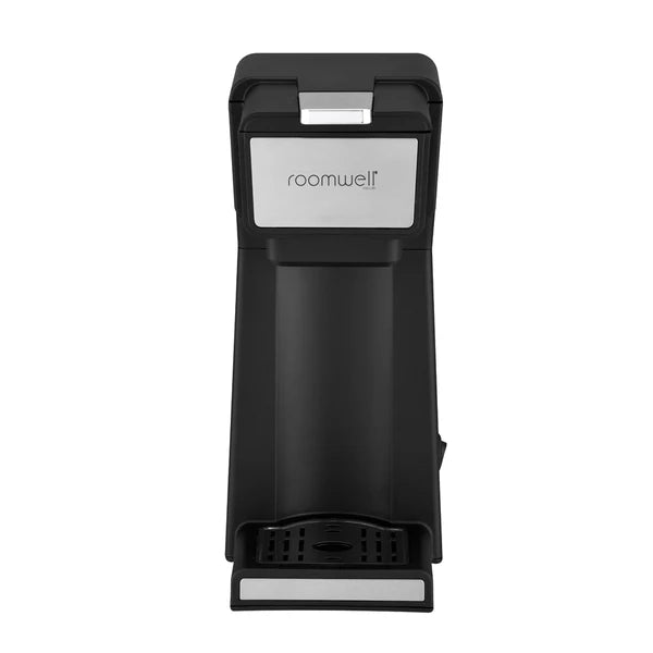 Roomwell UK 2-in-1 K-Cup Coffee Maker – Single Serve with Ground Coffee & Capsule Brewing – Fast 3-Minute Brew