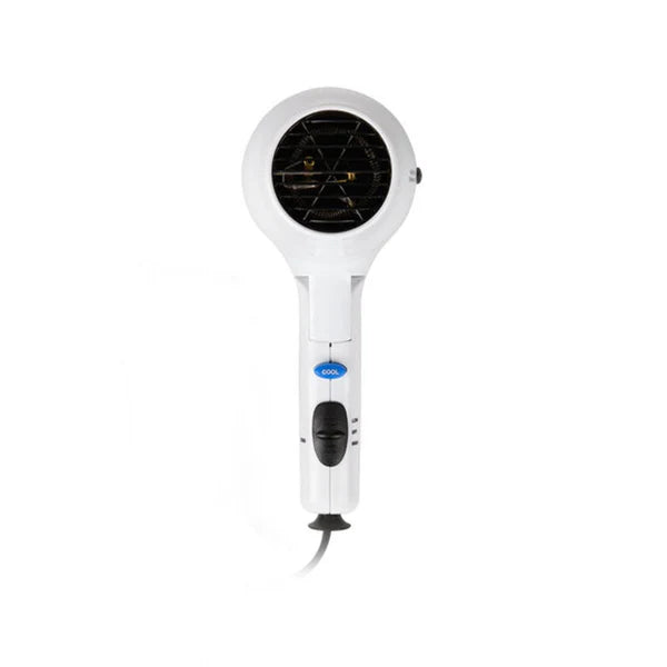 Image of Conair 1875 Watt Ionic White Hair Dryer – Retractable Cord, Frizz-Free Styling – Perfect for Hotels & Resorts