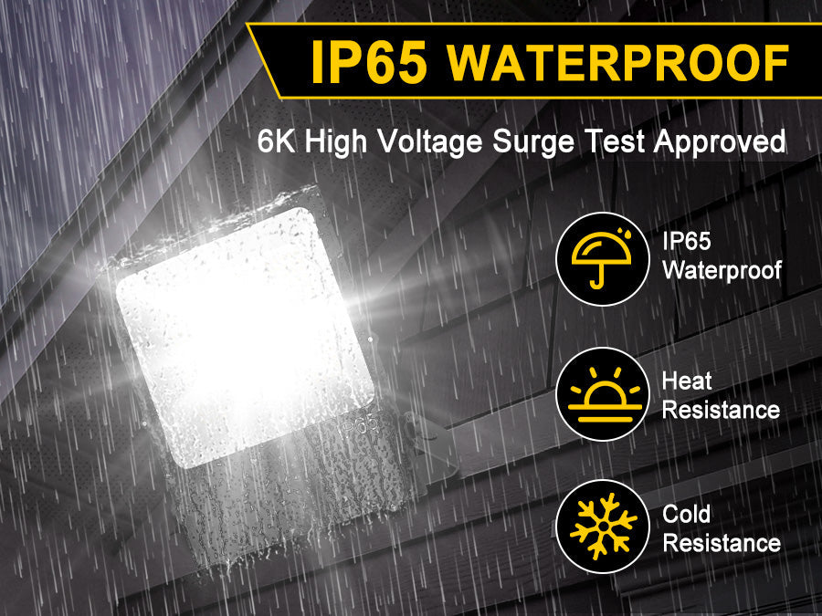 240W / 300W LED Flood Light | 5000K | 100–277VAC | Outdoor IP65 | 150Lm/W
