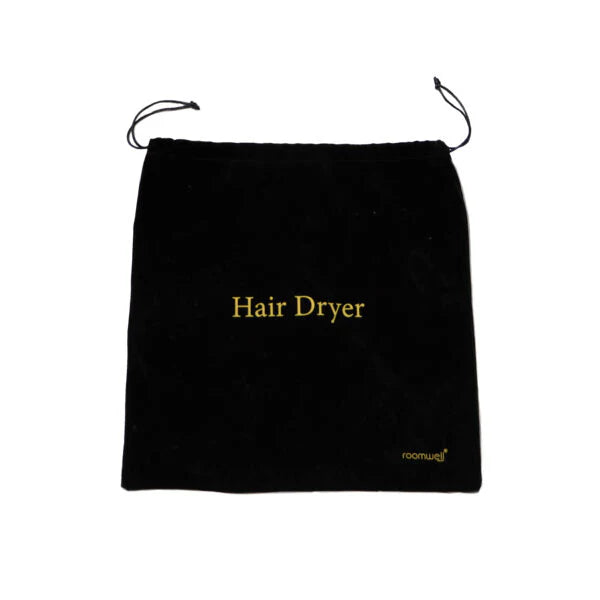 Image of Roomwell UK 1875W Handheld Hotel Hair Dryer with Bag – Non-Foldable, 2 Heat & 3 Speed Settings