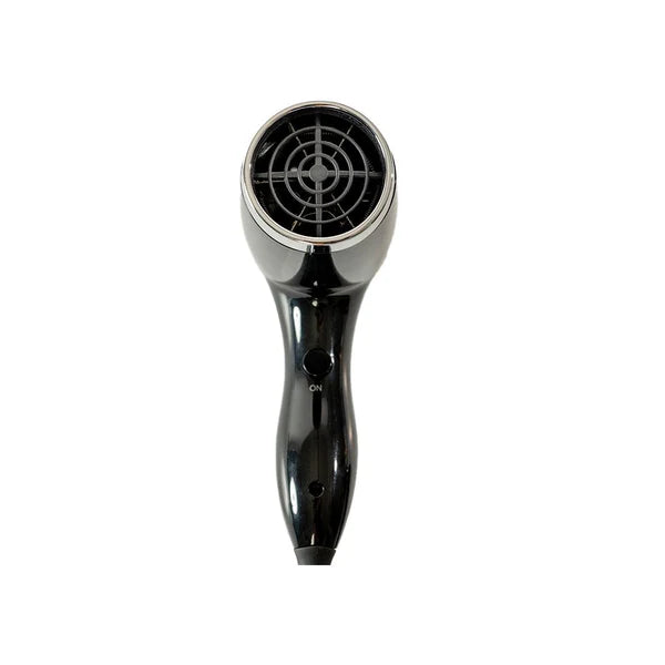 Image of Roomwell UK 1600W Wall Mount Hair Dryer – Black | Hotel & Hospitality Grade