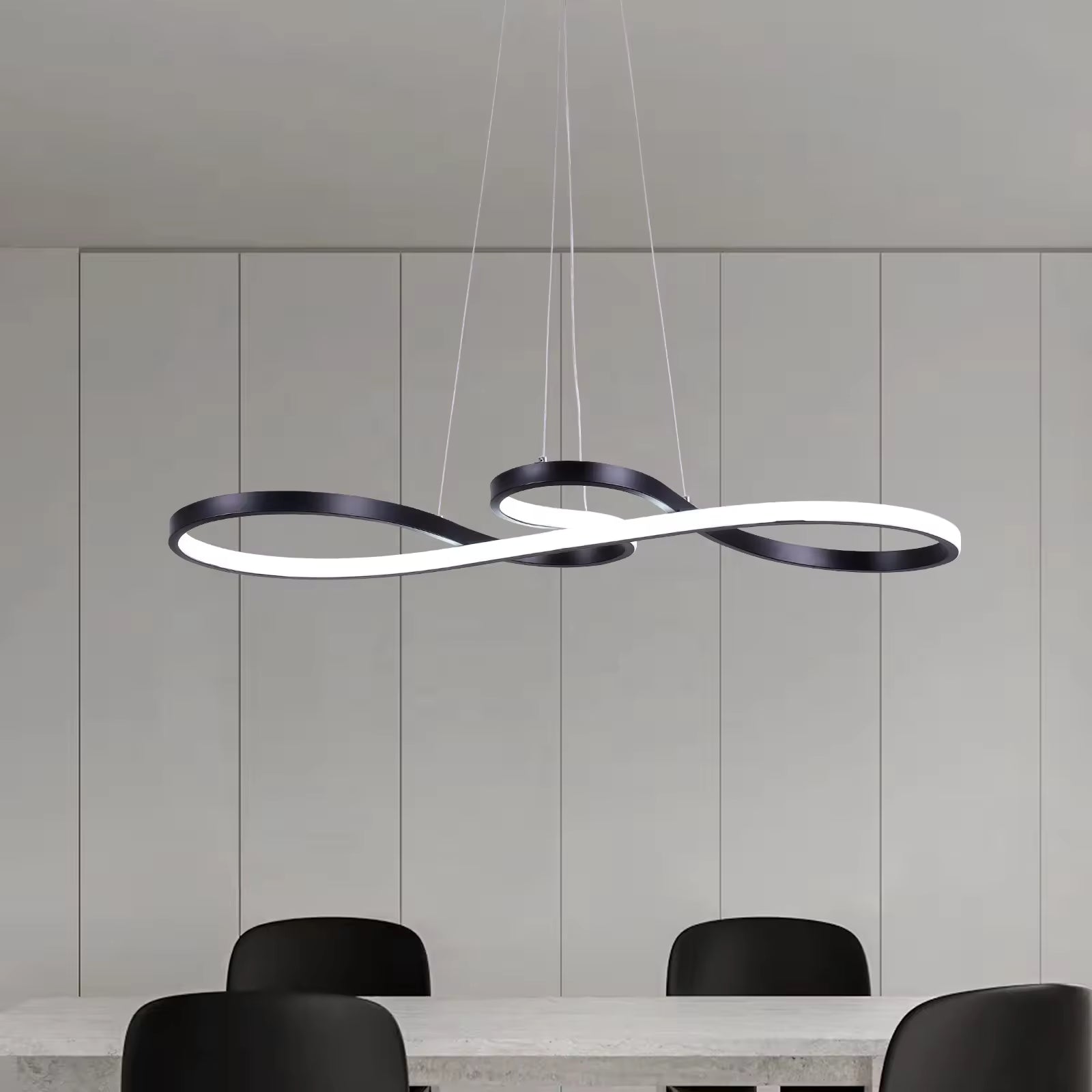 Modern Adjustable LED Pendant Light – Iron Body, 6000K Daylight