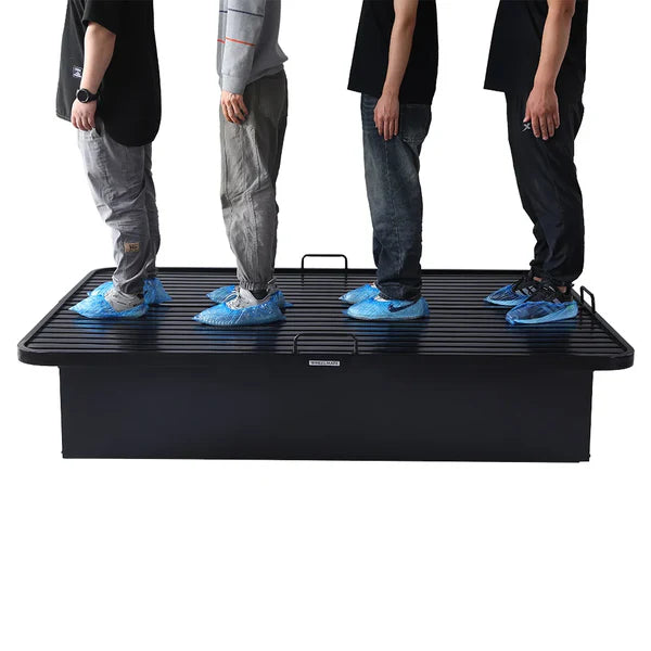 Image of Metal Platform Bed Frame – Queen Size, Heavy-Duty Steel, Hotel & Home Use | Renovation Way