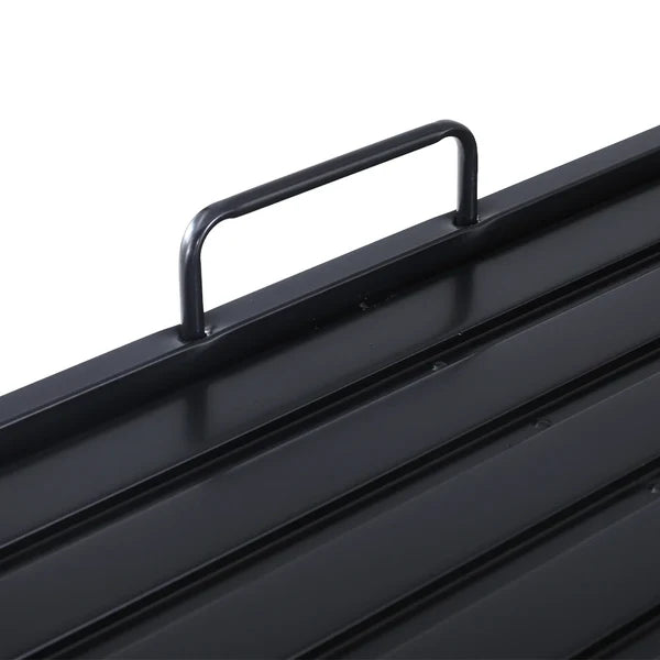 Image of Metal Platform Bed Frame – Full XL Size, Heavy-Duty Steel, 16