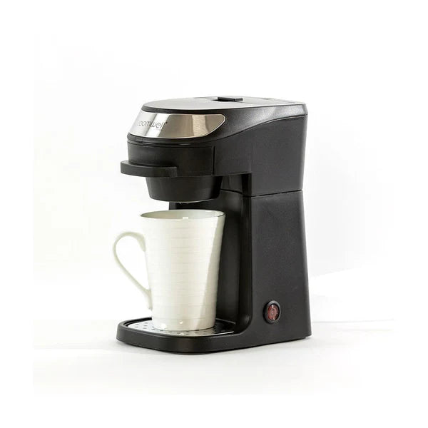 Image of Roomwell UK 1 Cup Coffee Maker – Reusable Mesh Filter, Two-Way Brew – Perfect for Hotels & Guest Rooms