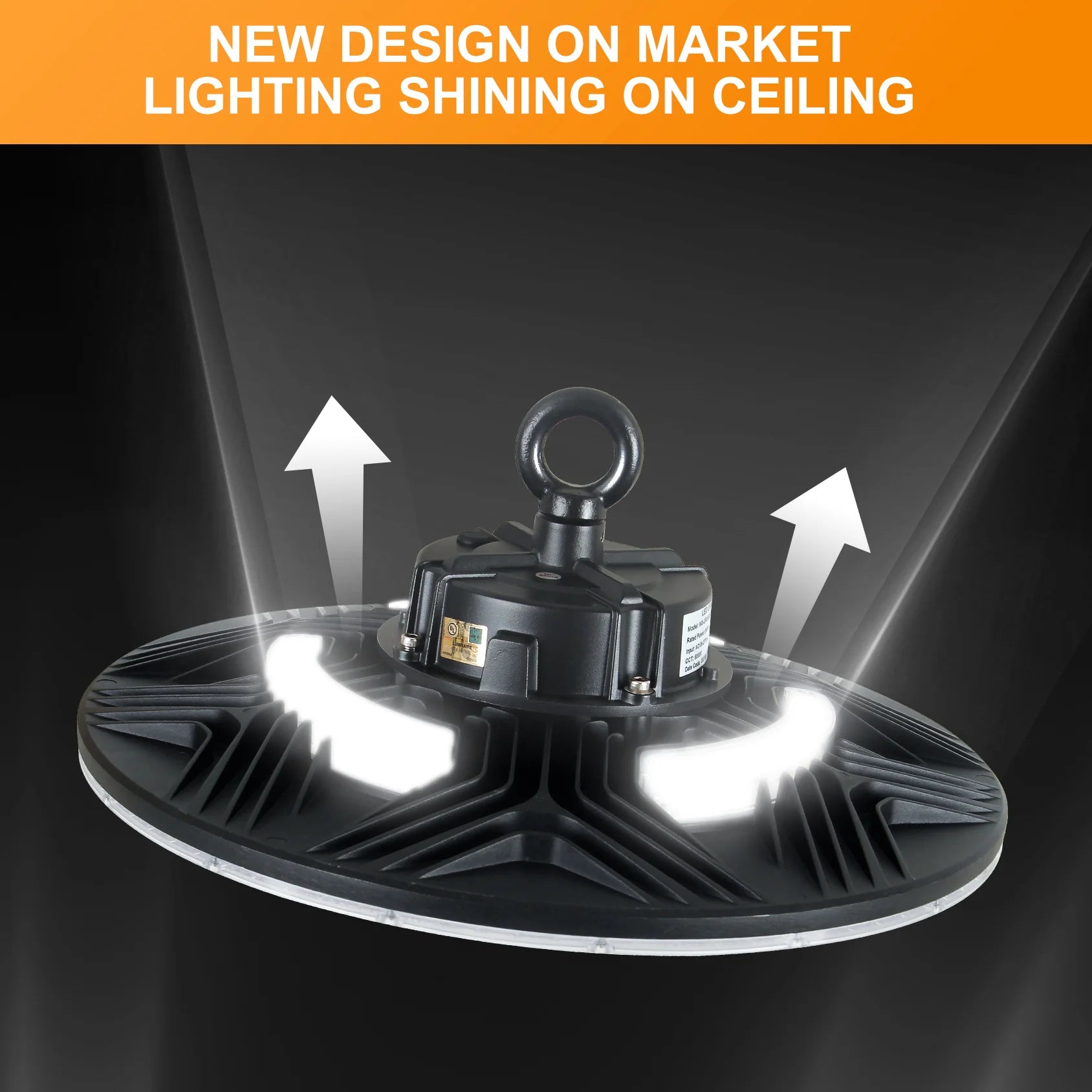 Image of 300W – 150W LED UFO High Bay Light PLUS | 5000K | Linear Driver | 120VAC | Remote Dimming