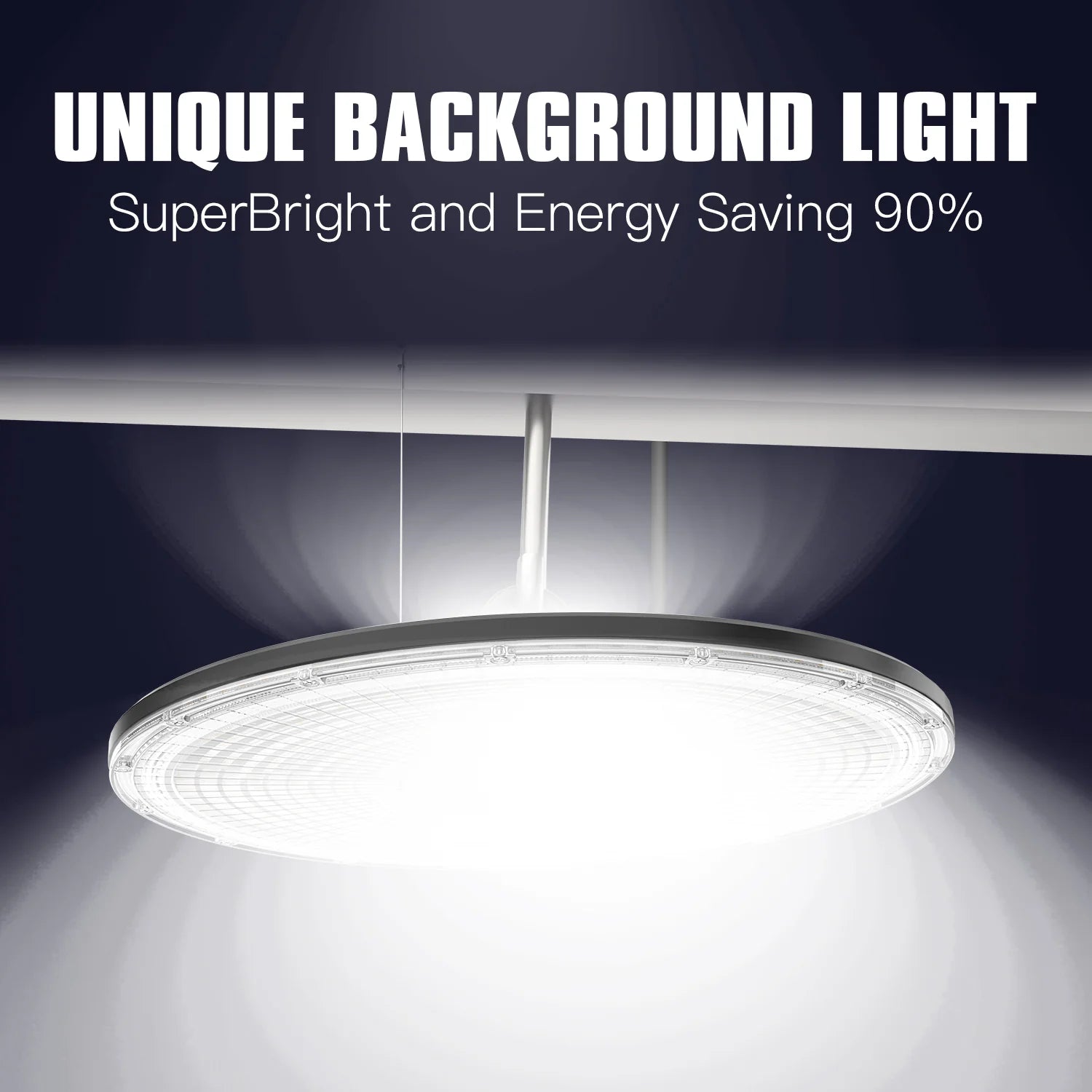 Image of 300W – 150W LED UFO High Bay Light PLUS | 5000K | Linear Driver | 120VAC | Remote Dimming