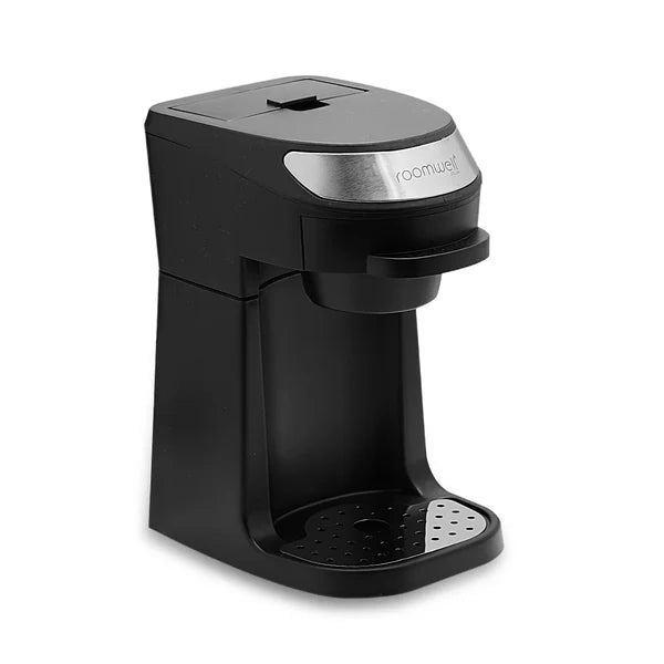 Image of Roomwell UK 1 Cup Coffee Maker – Reusable Mesh Filter, Two-Way Brew – Perfect for Hotels & Guest Rooms